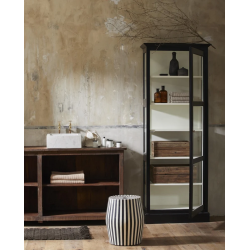 NORDAL CLASSIC VITRINESKAB SORT/HVID - 212