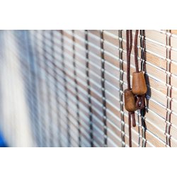 Color &amp; Co Brun natur bambus rullegardin - 140