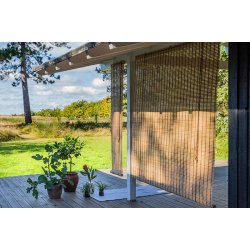 Color &amp; Co Brun natur bambus rullegardin - 80