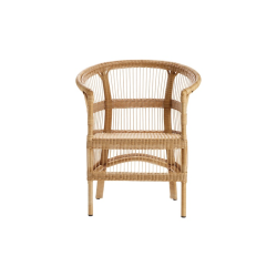 TINE K HOME COMO STOL POLYRATTAN INKL HYNDE NATUR  - 82