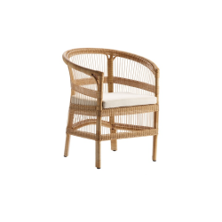 TINE K HOME COMO STOL POLYRATTAN INKL HYNDE NATUR  - 82