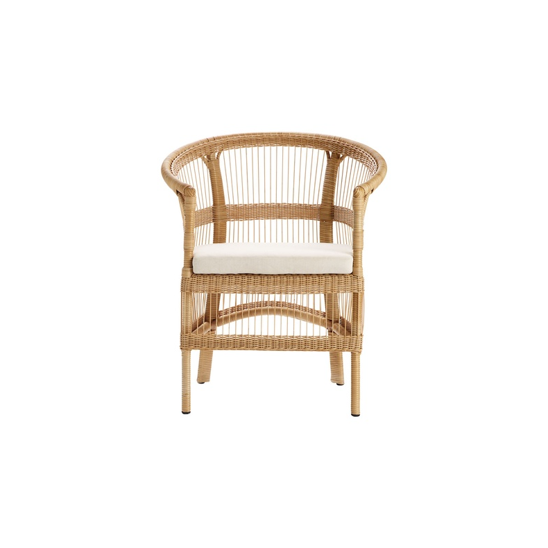 TINE K HOME COMO STOL POLYRATTAN INKL HYNDE NATUR  - 82