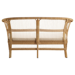 TINE K HOME COMO LOUNGESOFA POLYRATTAN NATUR INKL HYNDE - 82