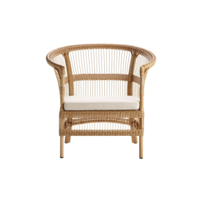 TINE K HOME COMO LOUNGESTOL POLYRATTAN INKL HYNDE NATUR - 82