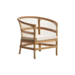 TINE K HOME COMO LOUNGESTOL POLYRATTAN INKL HYNDE NATUR - 82
