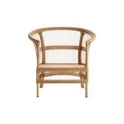 TINE K HOME COMO LOUNGESTOL POLYRATTAN INKL HYNDE NATUR - 82