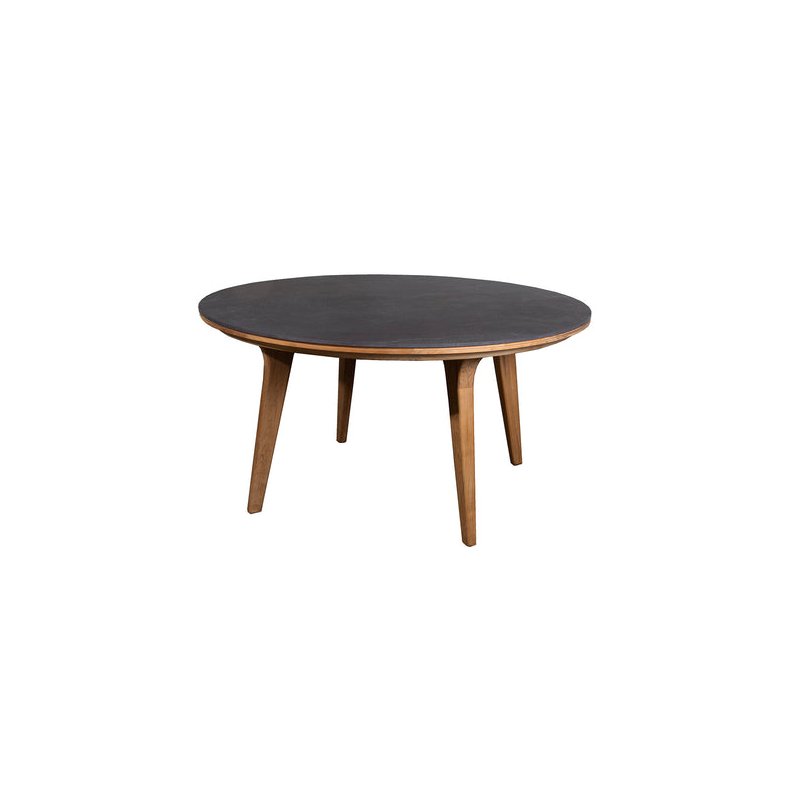 CANE-LINE ASPECT SPISEBORD M/ SORT BORDPLADE - TEAK 144