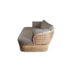 CANE-LINE BASKET SOFA 2/PERS - NATURAL WEAVE 201