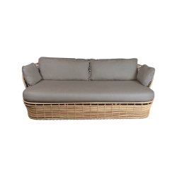 CANE-LINE BASKET SOFA 2/PERS - NATURAL WEAVE 201