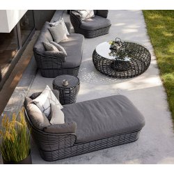CANE-LINE BASKET DAYBED - GRAPHITE WEAVE 203
