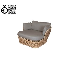 CANE-LINE BASKET LOUNGESTOL - NATURAL WEAVE 110