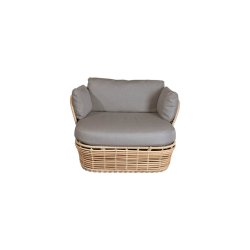 CANE-LINE BASKET LOUNGESTOL - NATURAL WEAVE 110