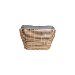 CANE-LINE BASKET LOUNGESTOL - NATURAL WEAVE 110