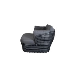 CANE-LINE BASKET LOUNGESTOL - GRAPHITE WEAVE 110