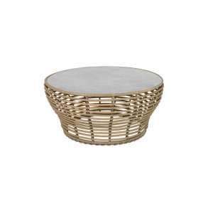 CANE-LINE BASKET STOR SOFABORD M/ GR BORDPLADE - NATURAL WEAVE 95