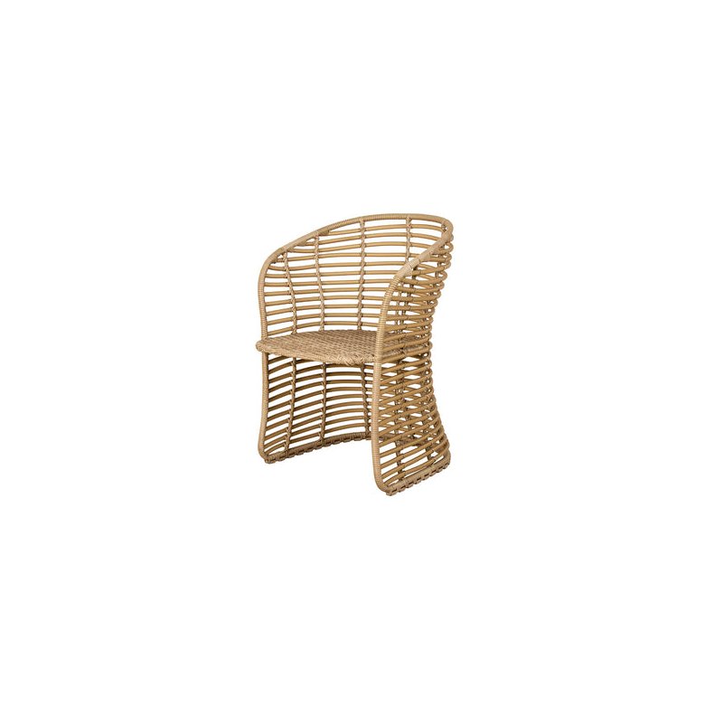 CANE-LINE BASKET STOL - NATURAL WEAVE