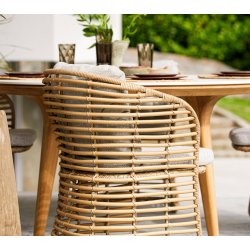 CANE-LINE BASKET STOL - NATURAL WEAVE