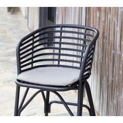 CANE-LINE BLEND STOL I GR - ALUMINIUM 75