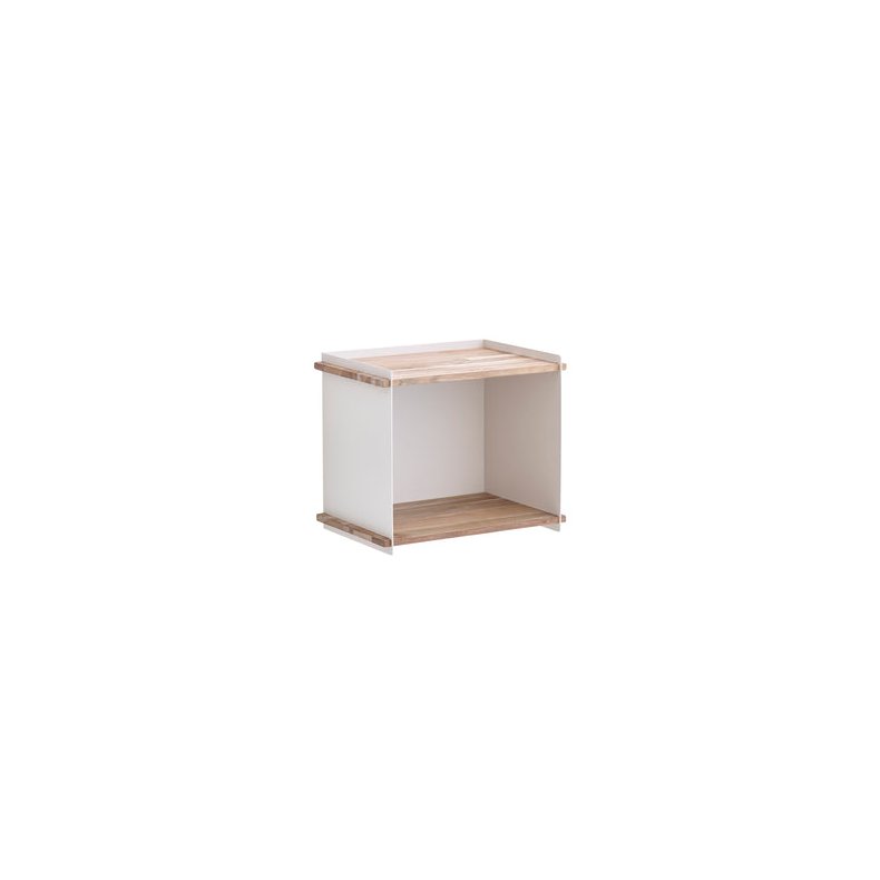 CANE-LINE BOX WALL INKL. OPHNG I HVID - TEAK 36