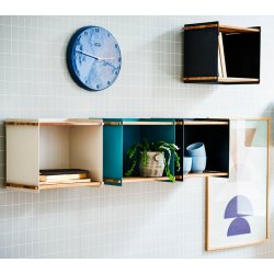 CANE-LINE BOX WALL INKL. OPHNG I HVID - TEAK 36