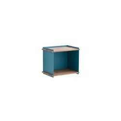 CANE-LINE BOX WALL INKL. OPHNG I AQUA - TEAK 37