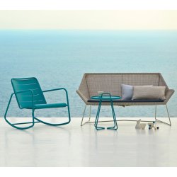 CANE-LINE BREEZE 2/PERS SOFA - BLACK 154