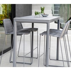 CANE-LINE BREEZE BARSTOL - LIGHT GREY 101