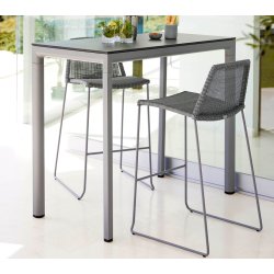 CANE-LINE BREEZE BARSTOL - LIGHT GREY 101