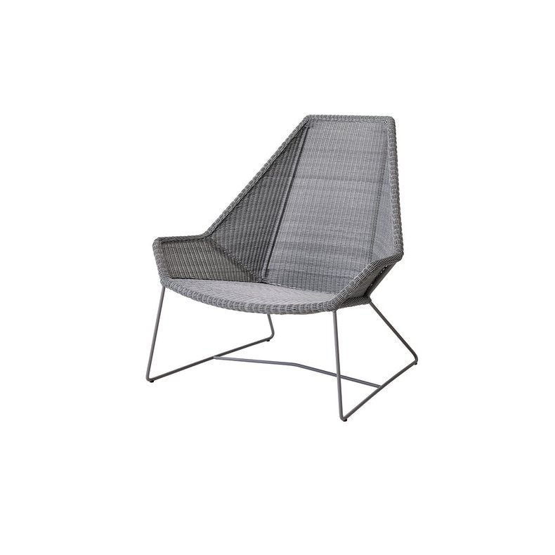 CANE-LINE BREEZE HIGHBACK STOL - LIGHT GREY 98