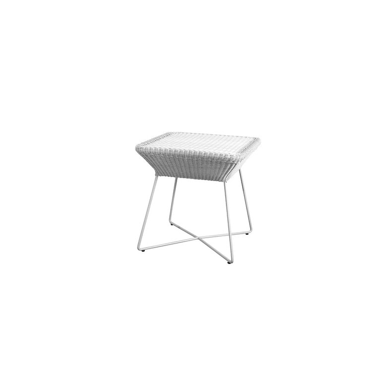 CANE-LINE BREEZE SIDEBORD - WHITE GREY 50