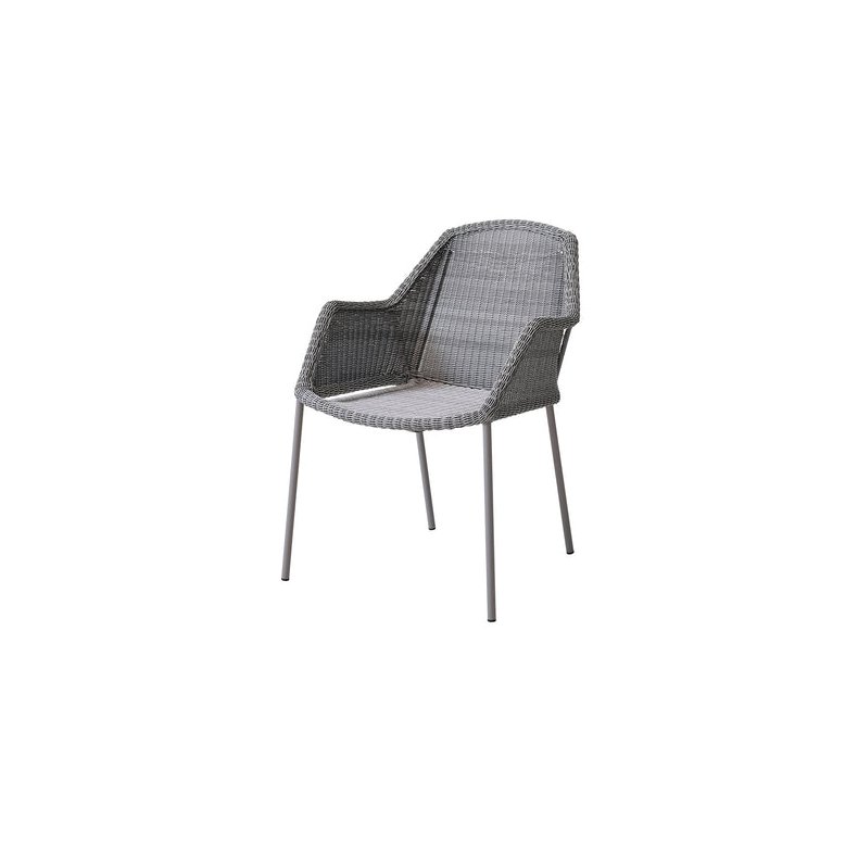 CANE-LINE BREEZE STOL - LIGHT GREY 83