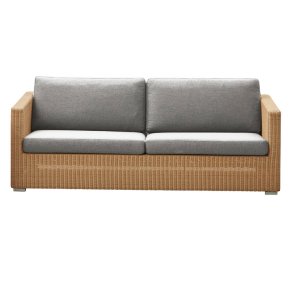 CANE-LINE CHESTER SOFA 3/PERS INKL. LYSEGR HYNDER - NATURAL 197