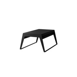 CANE-LINE CHILLOUT SOFABORD MED TO HJDER - ALUMINIUM 66