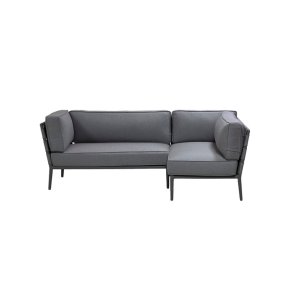CANE-LINE CONIC LOUNGE 3 - GREY 222