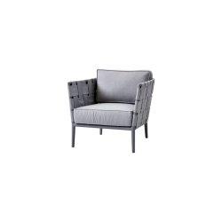 CANE-LINE LOUNGESTOL - LIGHT GREY 82