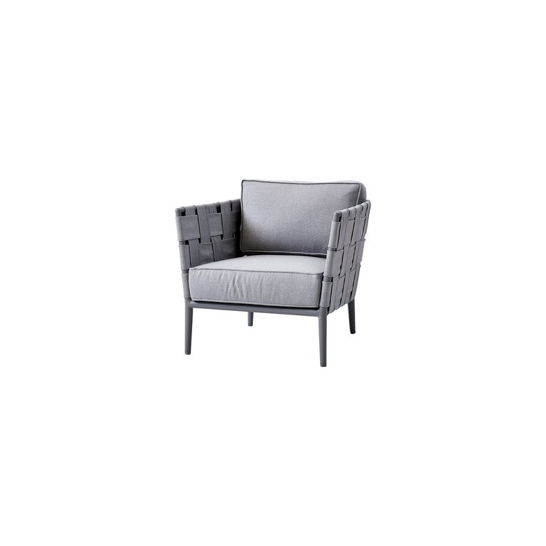 CANE-LINE LOUNGESTOL - LIGHT GREY 82