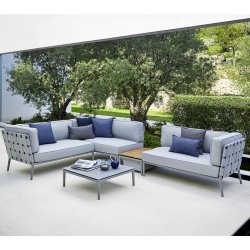 CANE-LINE SOFABORD - GREY 75