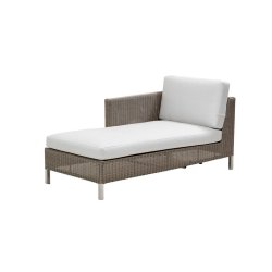 CANE-LINE CHAISELONG MODULSOFA/HJRE - WHITE 153