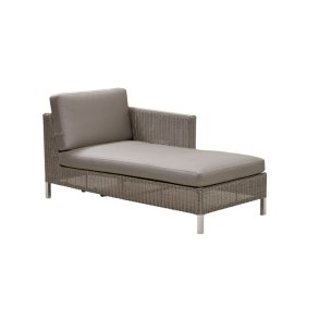 CANE-LINE CHAISELONG MODULSOFA/VENSTRE - TAUPE 153