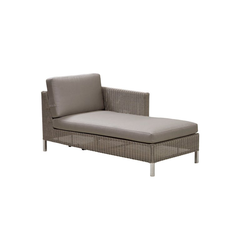 CANE-LINE CHAISELONG MODULSOFA/VENSTRE - TAUPE 153