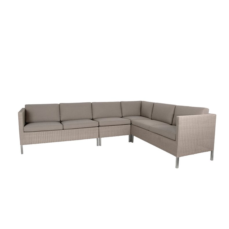 CANE-LINE CONNECT DINING LOUNGE 1 - TAUPE 302