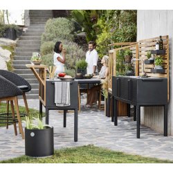 CANE-LINE DROP KKKEN BAR - TEAK 200