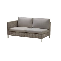 CANE-LINE CONNECT SOFA 2PERS/HJRE MODUL - TAUPE 148