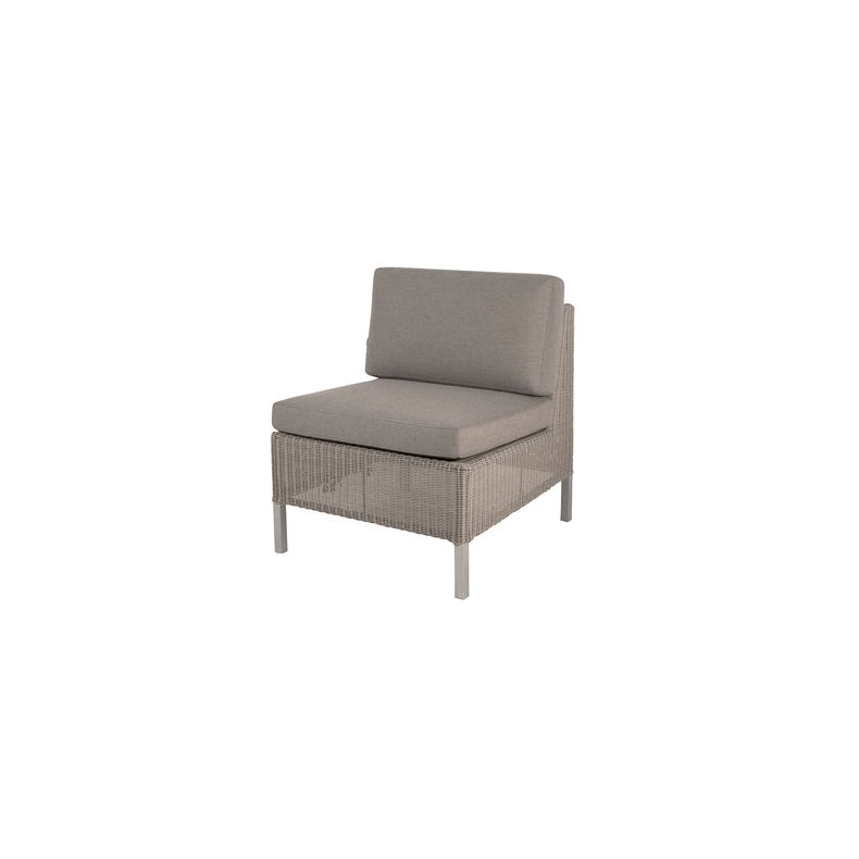 CANE-LINE CONNECT DINING LOUNGE ENKELT MODUL - TAUPE 77