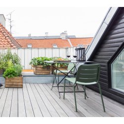 CANE-LINE COPENHAGEN CITY STOL - GRN ALUMINIUM 76