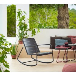 CANE-LINE COPENHAGEN GYNGESTOL - SORT ALUMINIUM 88