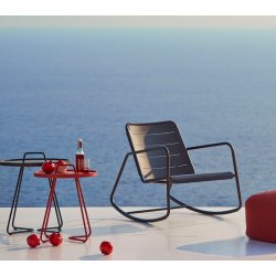 CANE-LINE COPENHAGEN GYNGESTOL - SORT ALUMINIUM 88