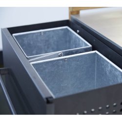 CANE-LINE DROP KKKEN HOVED MODUL INKL/3 HYLDER - STAINLESS STEEL 200