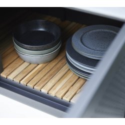 CANE-LINE DROP KKKEN HOVED MODUL INKL/3 HYLDER - STAINLESS STEEL 200