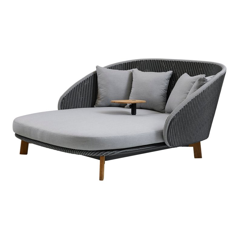 CANE-LINE PEACOCK DAYBED - WEAVE 219